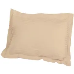 Premium 600-Thread Count Cotton Stripe 2-Piece Pillow Sham Set - Blue Nile Mills