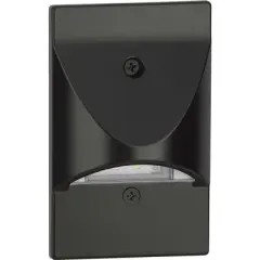 Progress Lighting, LED Step Light, 1 Light, Wall Light, Black, No Shade, Material: Aluminum, Finish Color: Antique Bronze