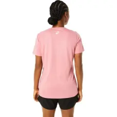 ASICS Women's SHORT SLEEVE ASICS PRINT V-NECK Running Apparel 2032C572