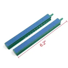 Unique Bargains Airstone Aerator Air Curtain Diffuser Bubble Stone for Aquarium Pump 6.2" 2 Pcs