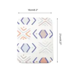 Unique Bargains Women Anti-skid Makeup Mirror for Travel Blue 1 Pc