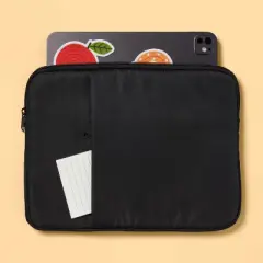 Tablet Pouch with Elastic Band Black - up&up&trade;
