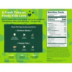 Kidfresh Chicken Sticks and Tots Frozen Meal - 6oz