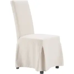 Set of 2 Hayes Slipcover Dining Chair Ivory - Finch