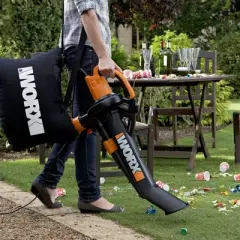 Worx 50026858 TRIVAC Leaf Collection Replacement Bag for WG500, WG505, WG509