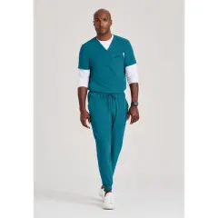 Barco Unify Men's Rally 3-Pocket V-Neck Scrub Top