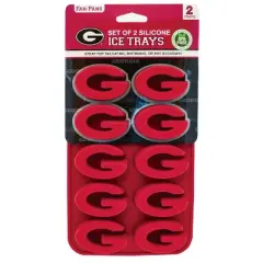MasterPieces FanPans 2-Pack Team Ice Cube Trays - NCAA Georgia Bulldogs