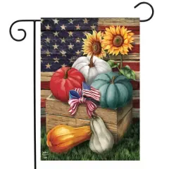 Briarwood Lane Fall Garden Flag 12x18 For Outdoor Patriotic Pumpkins Autumn For Fall Garden Flag Flags For Outside
