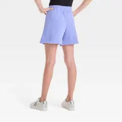 Girls' Def Leppard Fleece Shorts - Light Purple