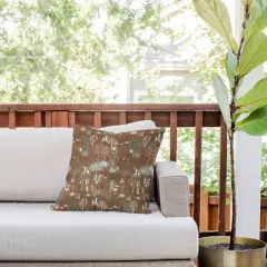 Deny Designs 18"x18" D'Annick Cactus Landscape Outdoor Throw Pillow