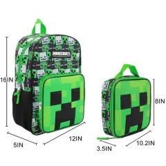 Bioworld 16" Novelty Youth Backpack Sets For School And Travel