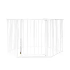 Carlson Convertible Yard and Gate for Dog Crate - White S/M