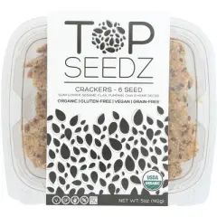 Top Seedz LLC Crackers 6 Seed - Case of 12 - 5 oz