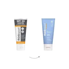 thinksport Clear Zinc Mineral Sunscreen Lotion - SPF 50 - 2 fl oz
