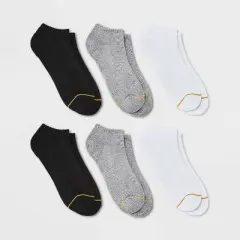 Signature Gold by GOLDTOE Men's Modern Essential No Show Socks 6pk - 6-12.5