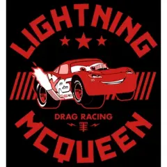 Boy's Cars Lightning McQueen Drag Racing T-Shirt