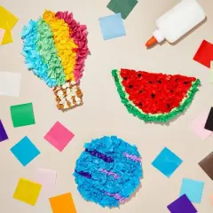 Juvale 7200 Sheets Bulk Colored Tissue Paper for Gift Wrap Bags, Birthday Party Presents Wrapping, 36 Colors, 2 x2 in