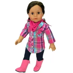 Sophia&rsquo;s Doll Blouse, Jeggings, Bandana, and Boots for 18" Dolls