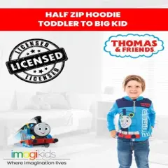 Thomas & Friends Tank Engine Big Boys Fleece Half Zip Hoodie 