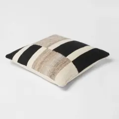 Oversized Blocked Woven Square Throw Pillow - Threshold&trade;
