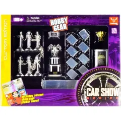 "Car Show Trophy Winner" Accessories Set for 1/24 Model Cars by Phoenix Toys