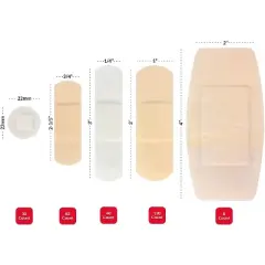 Adhesive Bandages Variety Pack &ndash; 280 Assorted Count