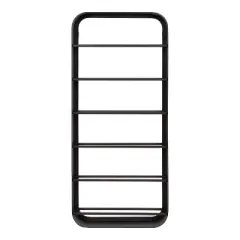 13" x 30" Armenta Metal Wall Hanging Wine Rack Gray - Kate & Laurel All Things Decor