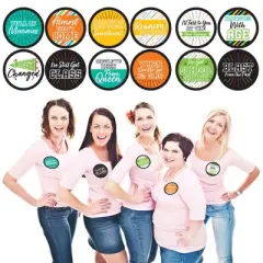 Big Dot of Happiness Still Got Class - High School Reunion Party Funny Name Tags - Party Badges Sticker Set of 12