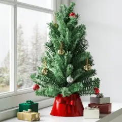 4ct Christmas Jingle Bell Christmas Ornament Set Matte Gold - Wondershop&trade;