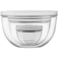 ZWILLING Fresh & Save BOWLS 3-pc Glass Vacuum Bowl Set