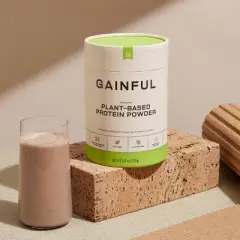 Gainful Plant-Based Vegan Protein Powder - Unflavored - 8.8oz