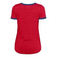 MLB Texas Rangers Women's Heather Bi-Blend Ringer T-Shirt