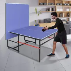 Portable Table Tennis Tables， Outdoor Ping Pong Table Game, Foldable Ping Pong Game Set ， Ping Pong Table Top with Net