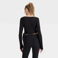 Women's Wrap Long Sleeve Top - JoyLab&trade;