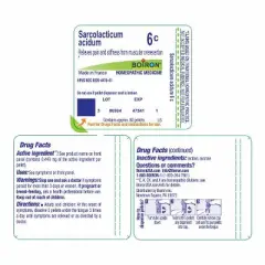 Sarcolacticum Acidum 6C by Boiron Homeopathic Single Medicine For Pain  -  80 Pellet
