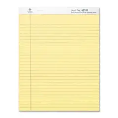 Business Source Legal Pads Legal Ruled 50 Sht 8-1/2"x11-3/4" 12Pack CA 63105