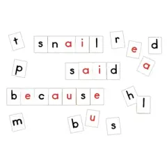 Primary Concepts Student Letter Tiles, 45 Pieces