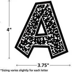 Teacher Created Resources&reg; Composition 4" Fun Font Letters Combo Pack, 162 Pieces