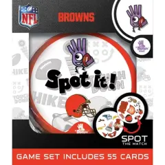 MasterPieces Officially Licensed NFL Cleveland Browns Spot It Game for Kids and Adults