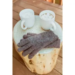 Isotoner Adult Recycled Knit Gloves - Oatmeal Heather