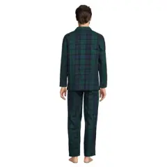 Lands' End Men's Flannel Pajama Set