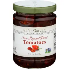 Jeff's Garden Sun Ripened Dried Tomato - Case of 6 - 8 oz