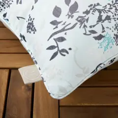 MARTHA STEWART Charming Foliage Indoor Outdoor Decorative Lumbar Pillow 2-Pack Set