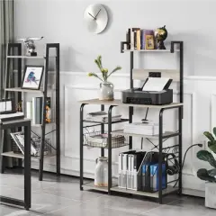 Yaheetech 4-Tier 55" Kitchen Baker's Rack with Power Outlet