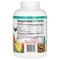 Natural Factors Vitamin C, Fruit-Flavor Chew, Tropical, 500 mg, 180 Chewable Wafers