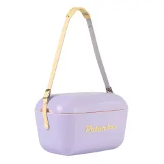 Polarbox Pop Retro 13qt Portable Cooler - Lilac/Yellow