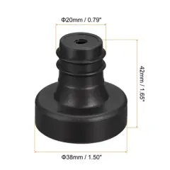 Unique Bargains Reusable Vacuum Rubber Sealing Wine Stopper for Beer Glass Bottles