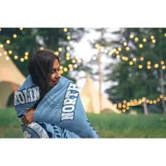 NCAA North Carolina Tar Heels Crest Ultra Soft Blanket