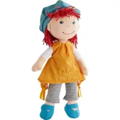HABA Freya 12" Machine Washable Soft Doll with Red Hair