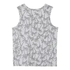 Andy & Evan Toddler Boys Zebra Tank Grey, Size 3T